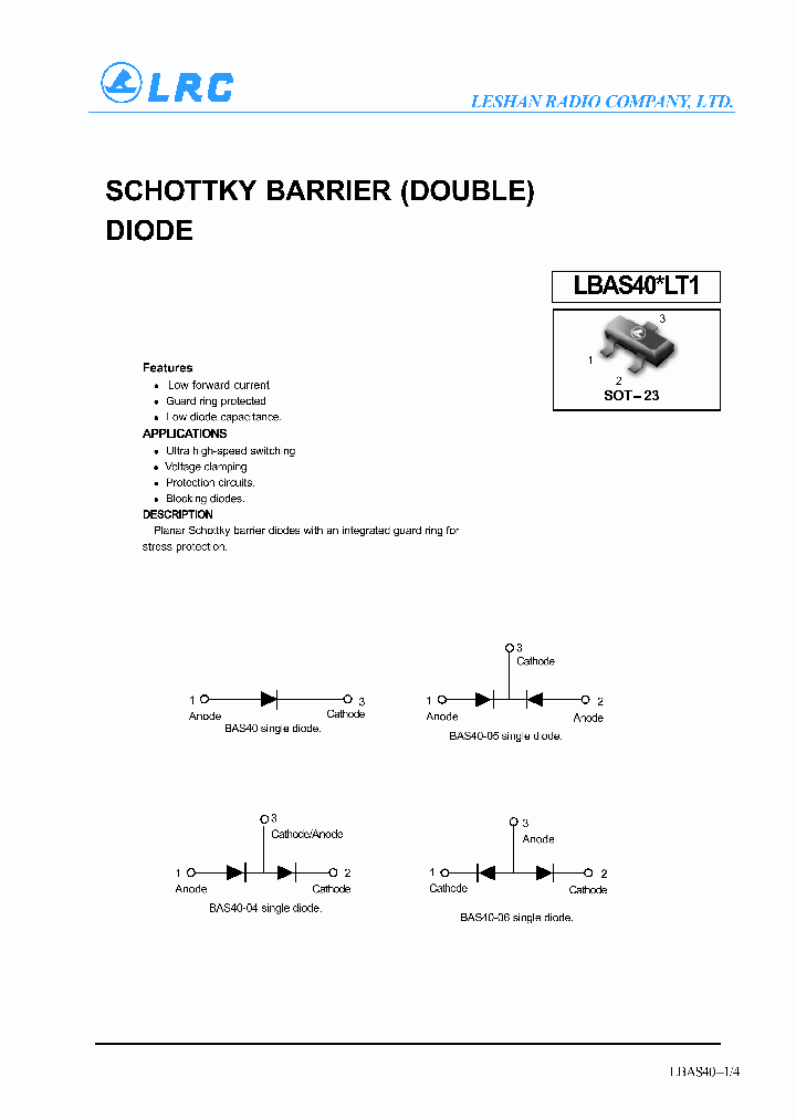 LBAS40LT1_1263322.PDF Datasheet