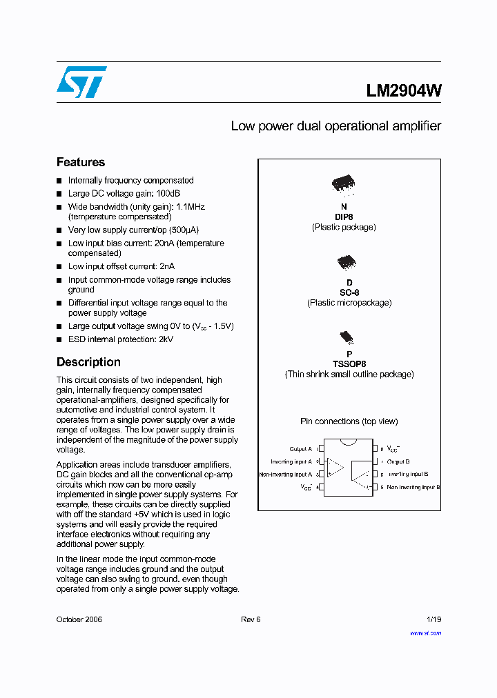 LM2904WDWDT_749953.PDF Datasheet