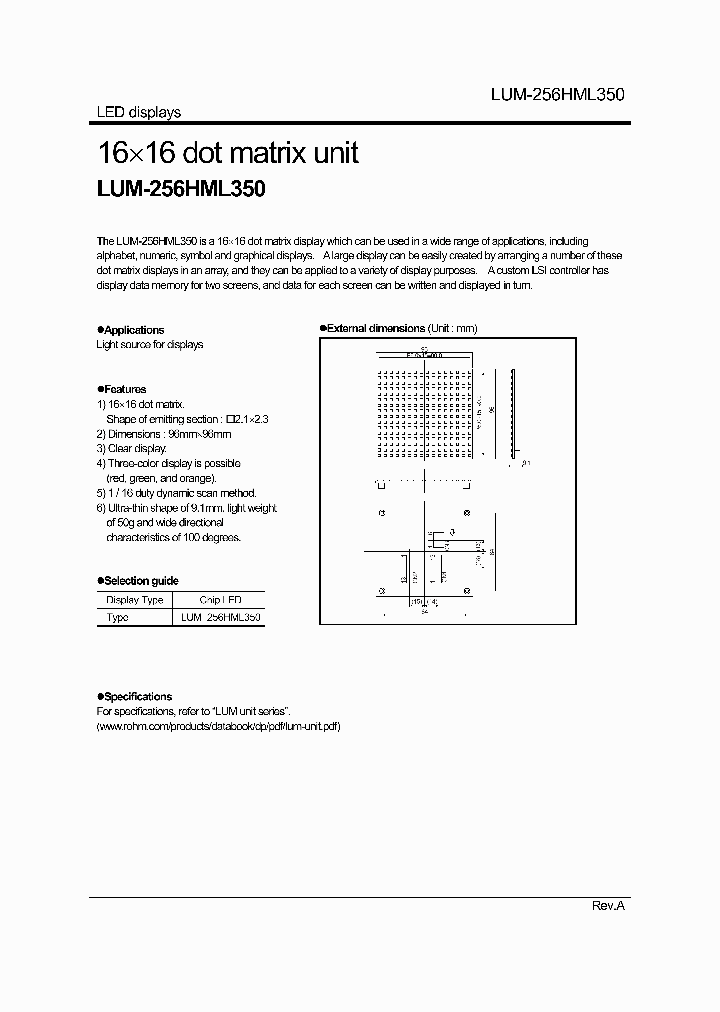 LUM-256HML350_1268473.PDF Datasheet