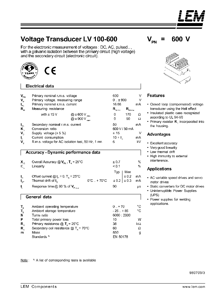 LV100-600_1268528.PDF Datasheet