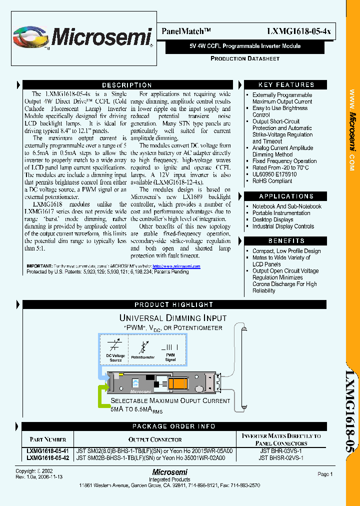 LXMG1618-05-42_1070065.PDF Datasheet