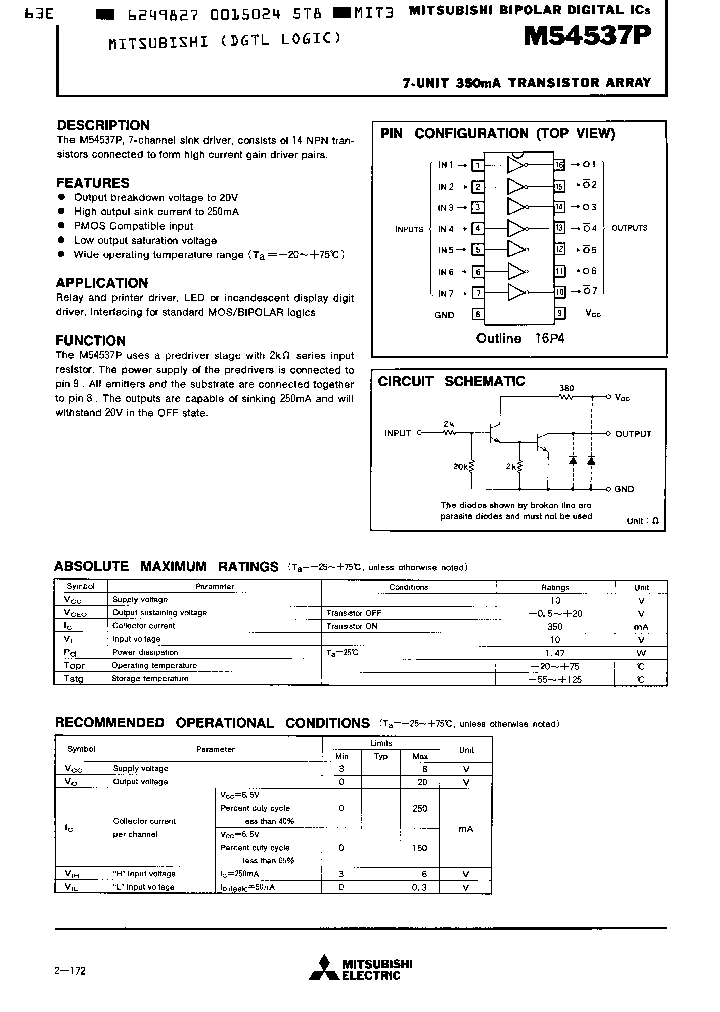 M54537P_1269945.PDF Datasheet