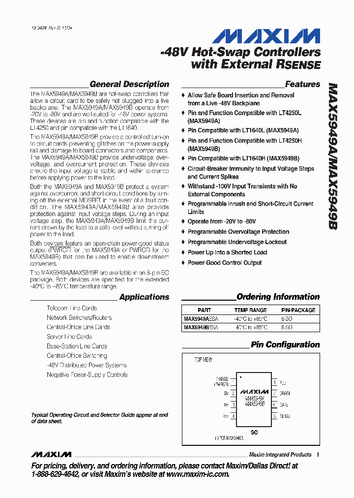 MAX5949AESA_902677.PDF Datasheet