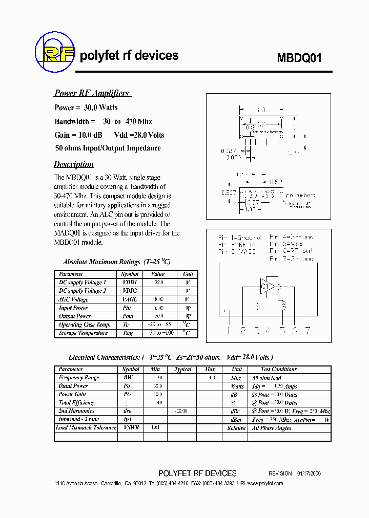 MBDQ01_1274827.PDF Datasheet