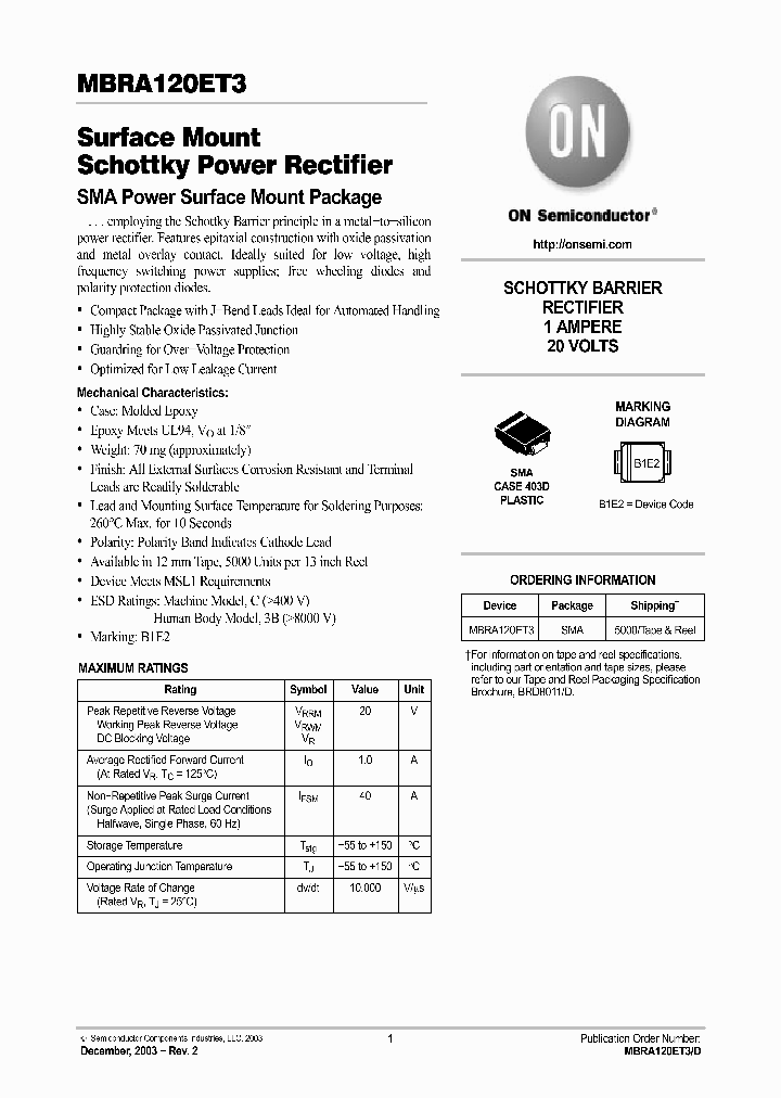 MBRA120ET3_1275108.PDF Datasheet