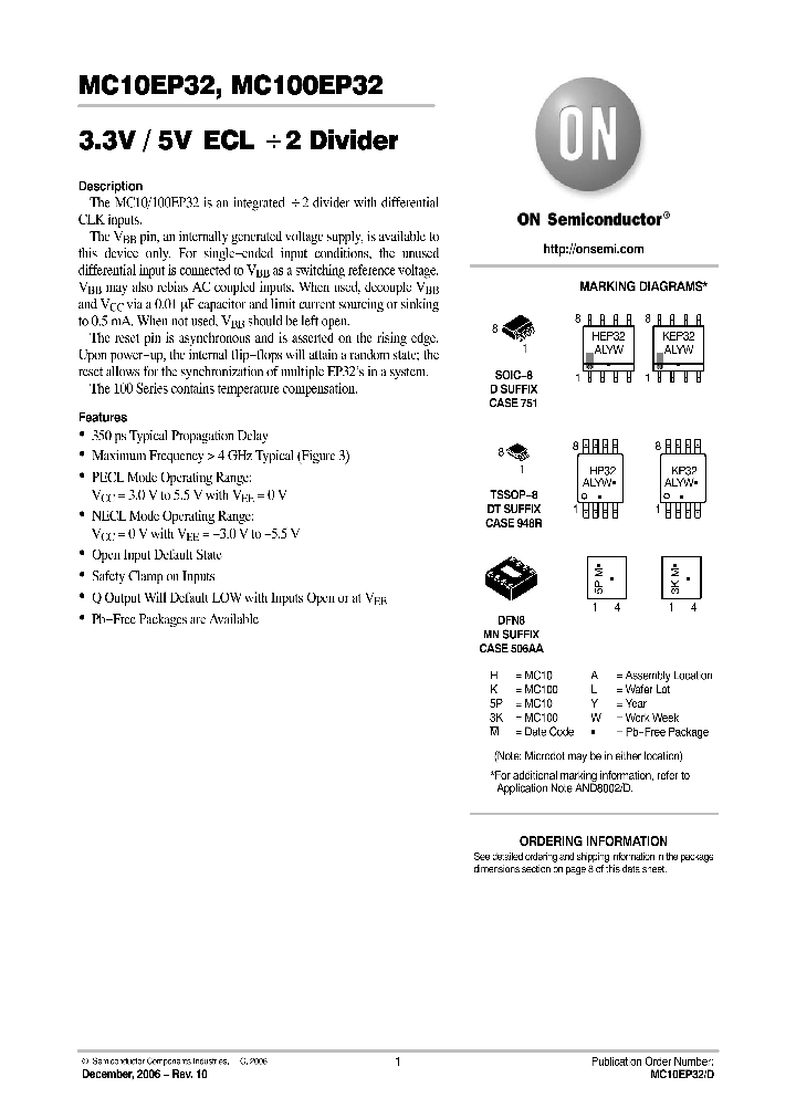 MC100EP32DG_743059.PDF Datasheet