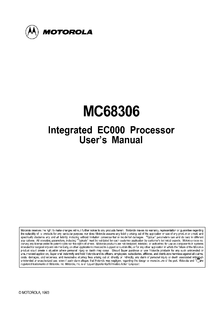 MC68306PV16_834857.PDF Datasheet