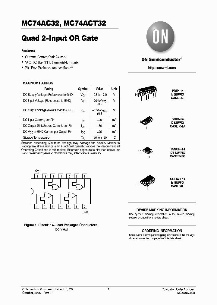 MC74AC32N_746024.PDF Datasheet