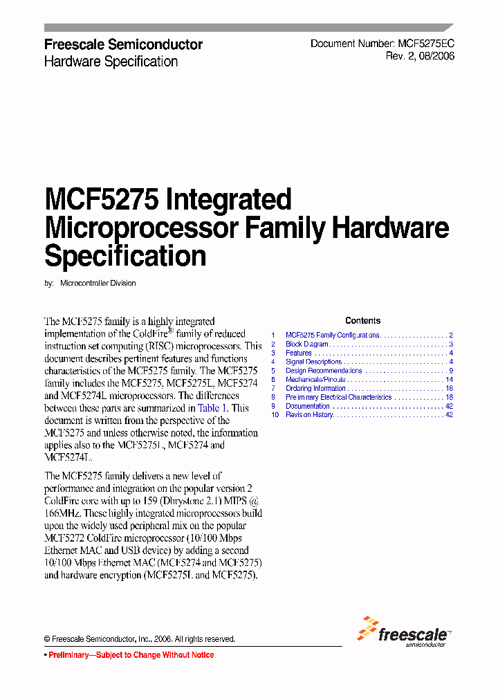 MCF5274LVM133_937922.PDF Datasheet
