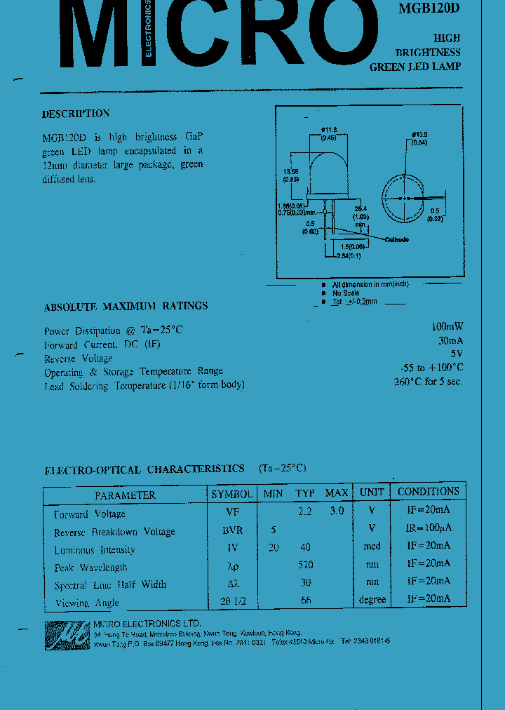 MGB120D_1278588.PDF Datasheet