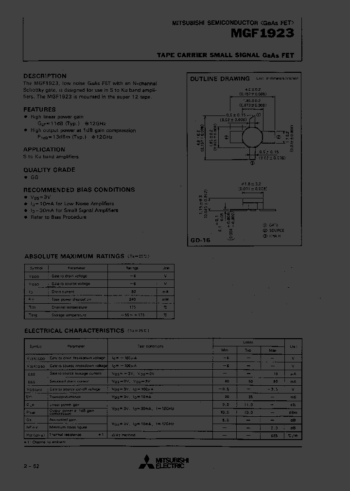 MGF1923_1278665.PDF Datasheet