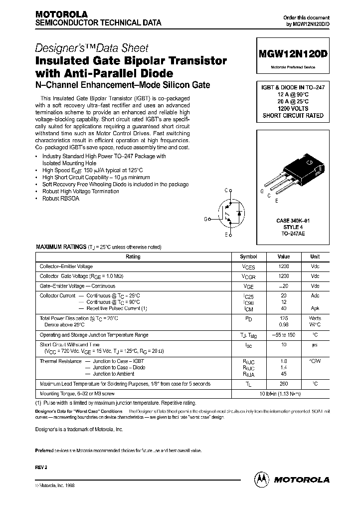 MGW12N120D_1278887.PDF Datasheet