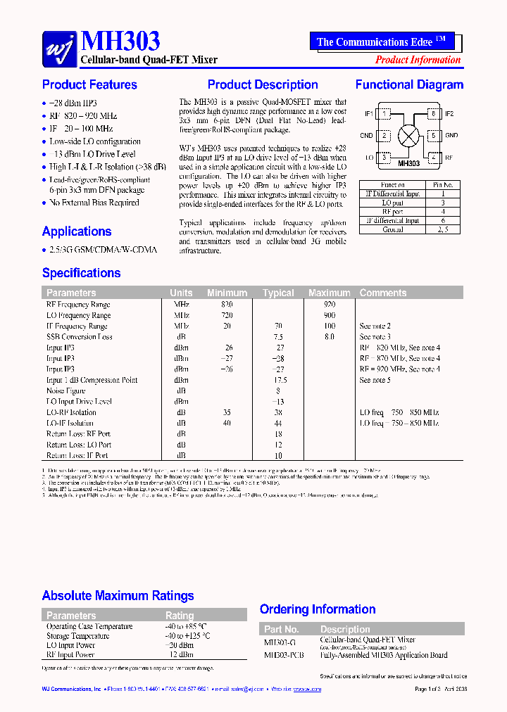 MH30306_1278970.PDF Datasheet