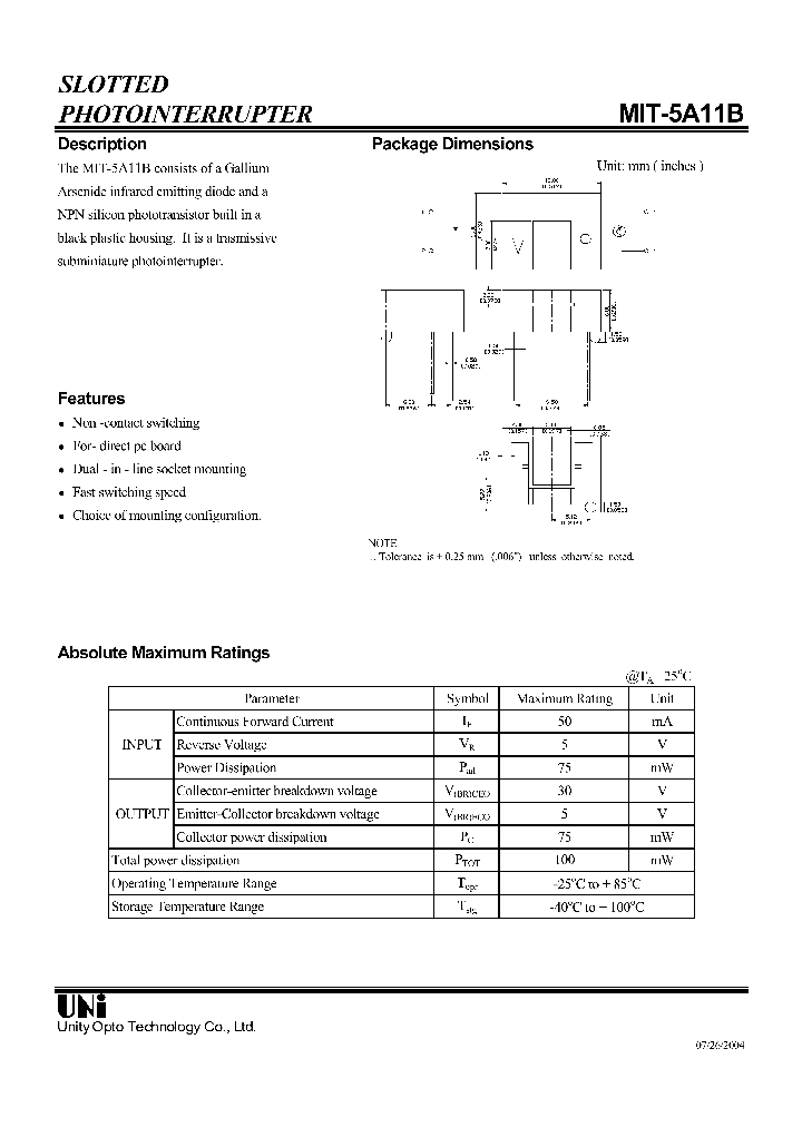 MIT-5A11B_1038668.PDF Datasheet