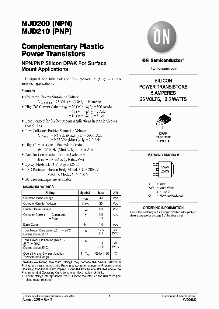 MJD20006_742643.PDF Datasheet