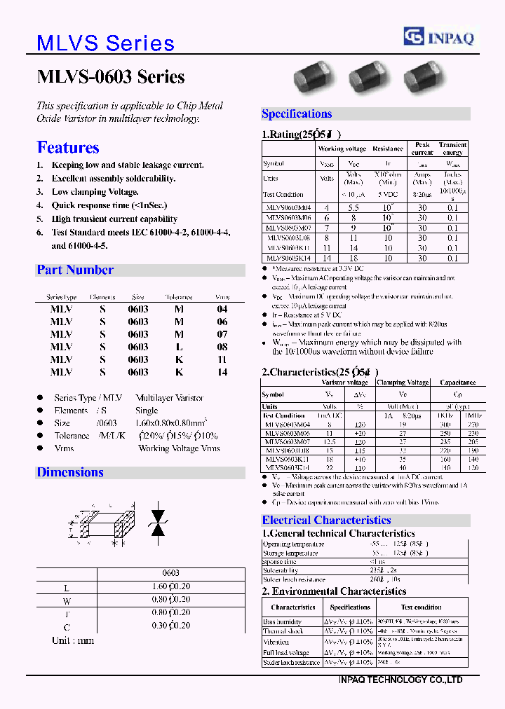 MLVS0603M07_1112654.PDF Datasheet