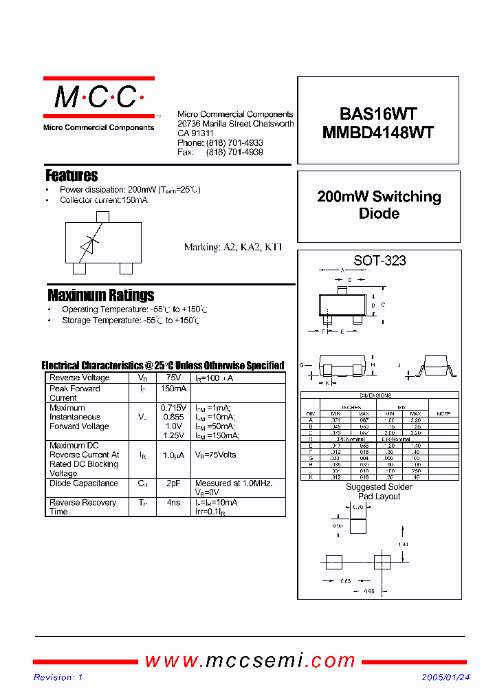 MMBD4148WT_1281116.PDF Datasheet