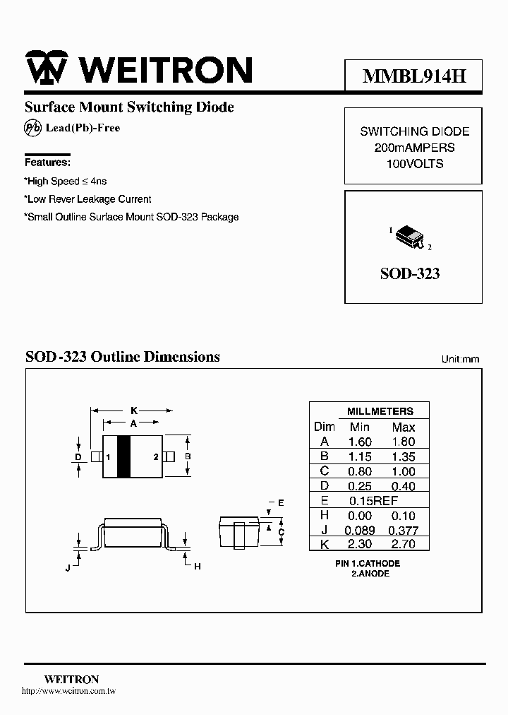 MMBL914H_1281232.PDF Datasheet