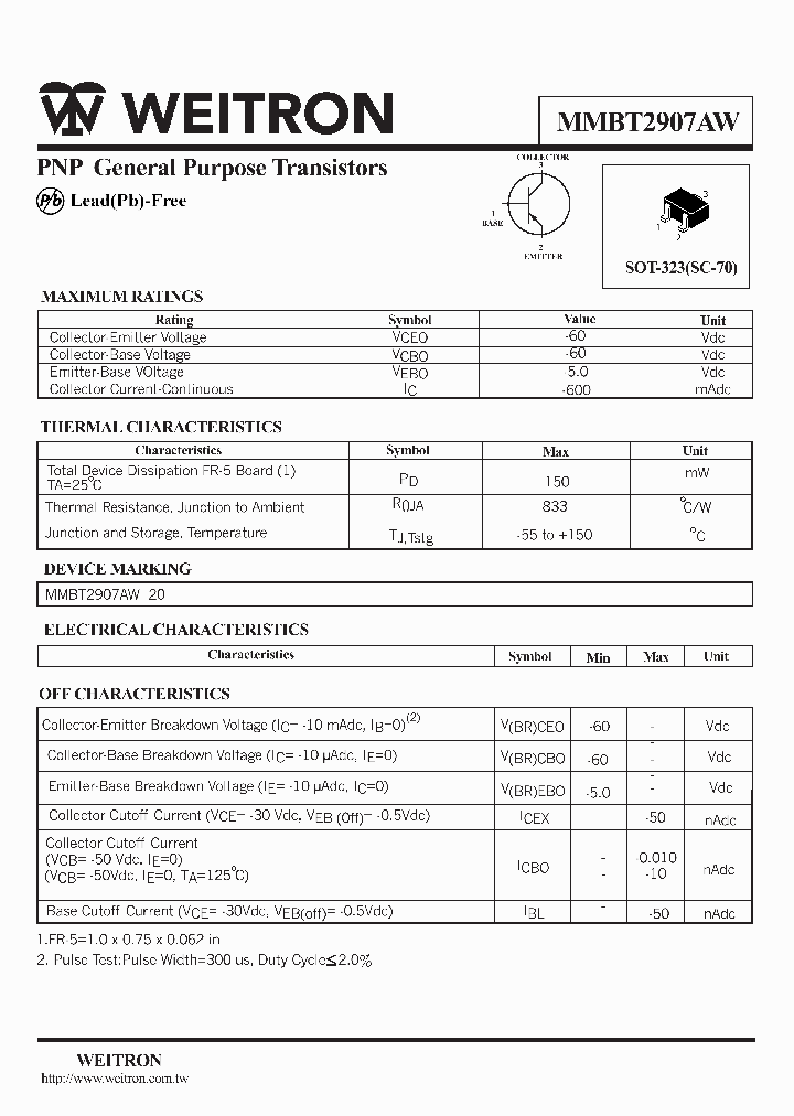 MMBT2907AW_1281280.PDF Datasheet