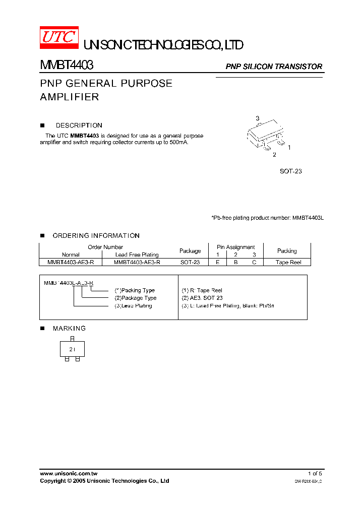 MMBT4403_1141378.PDF Datasheet