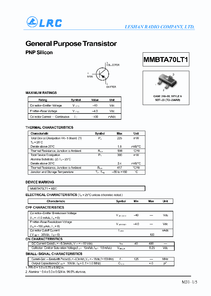 MMBTA70LT1_1281474.PDF Datasheet