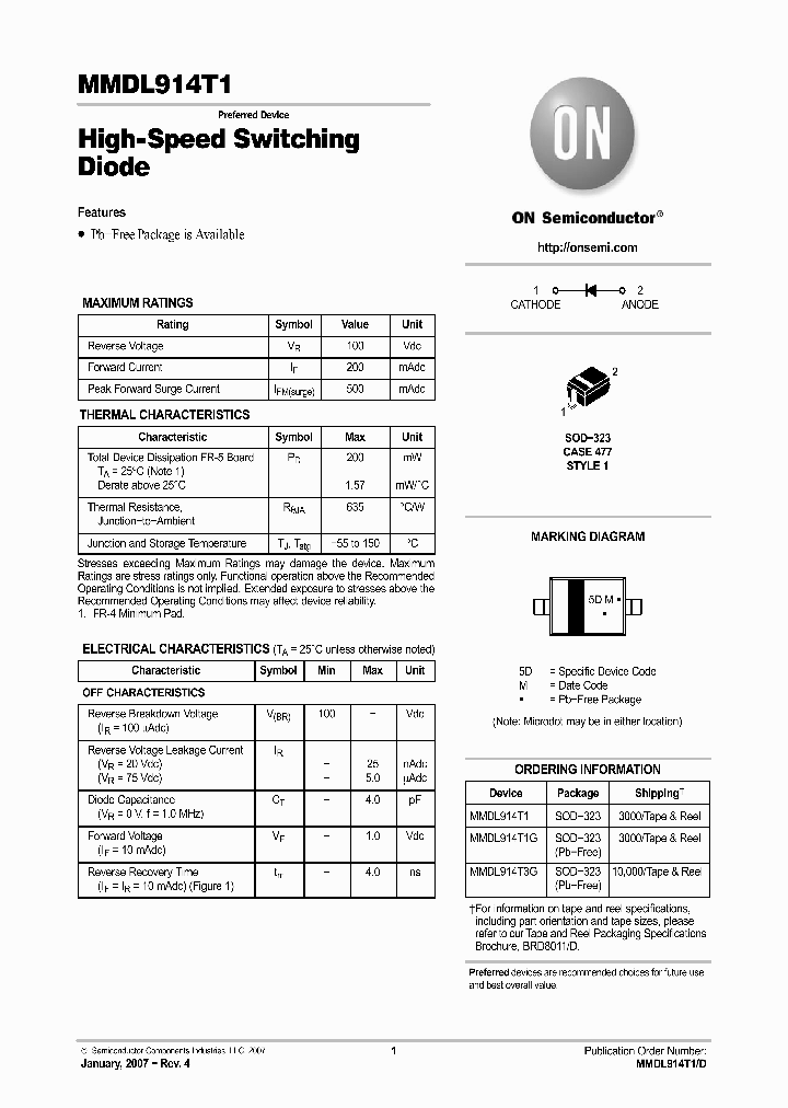 MMDL914T3G_744960.PDF Datasheet