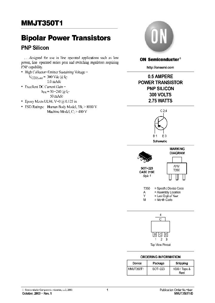 MMJT350T1_1118496.PDF Datasheet