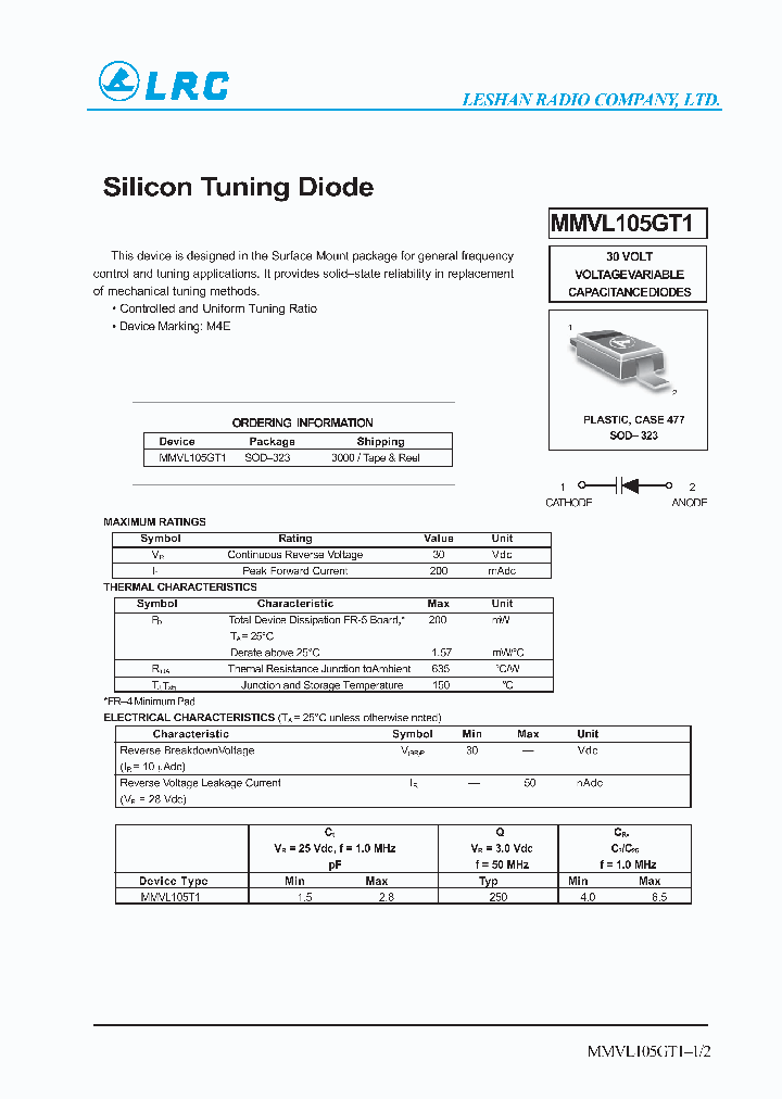 MMVL105GT1_1120952.PDF Datasheet