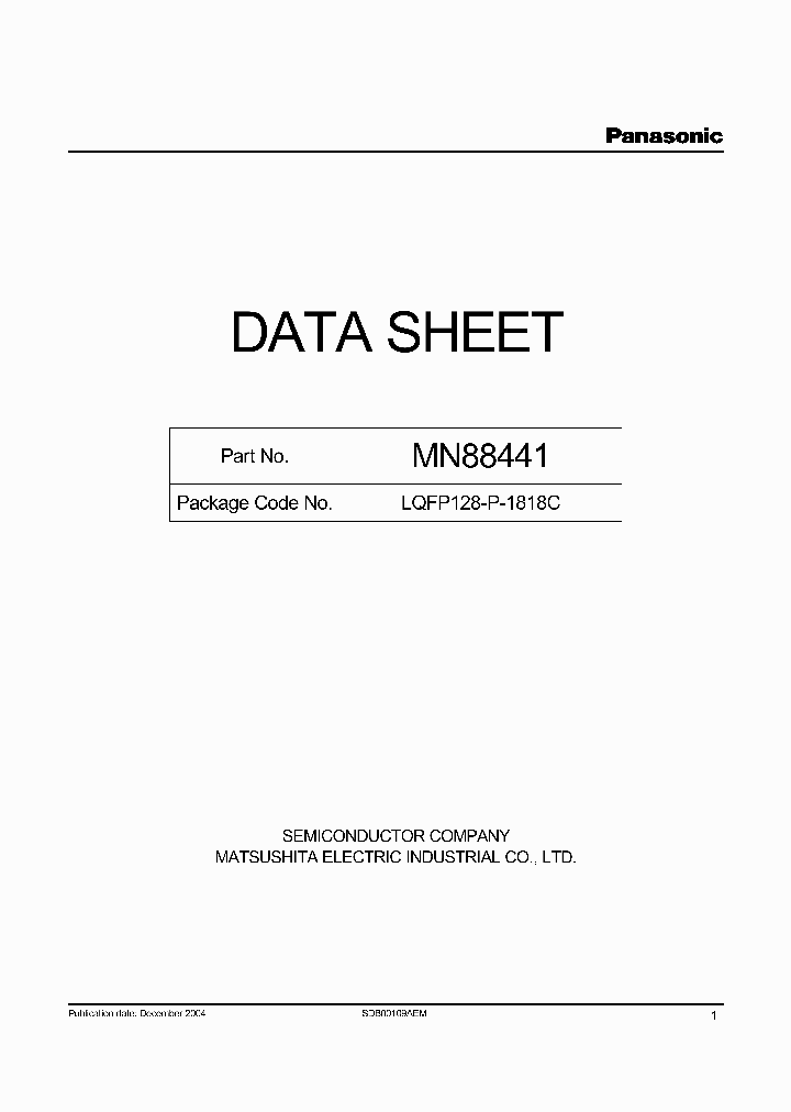 MN88441_1282048.PDF Datasheet