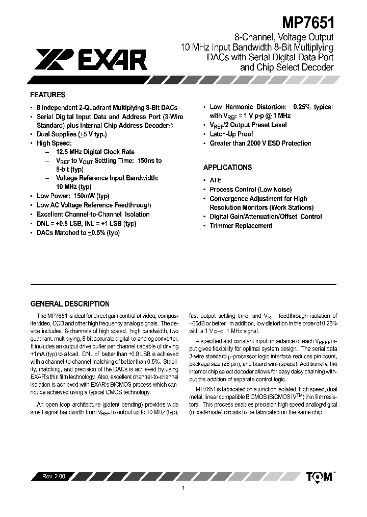 MP7651AN_1082965.PDF Datasheet