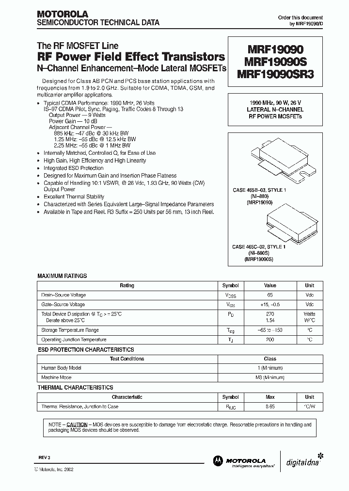 MRF19090_1067153.PDF Datasheet