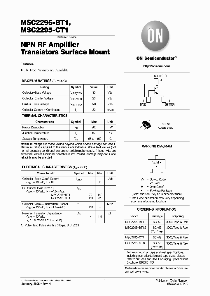 MSC2295-BT1_1078306.PDF Datasheet