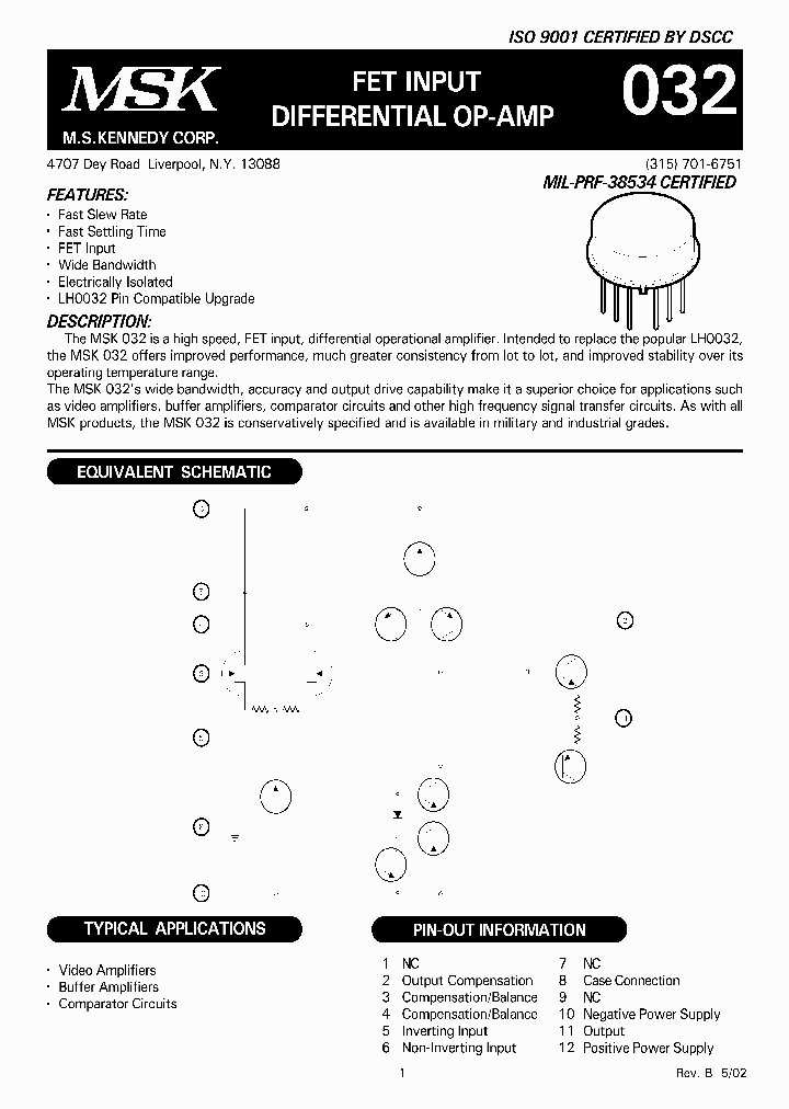 MSK032S_1284340.PDF Datasheet