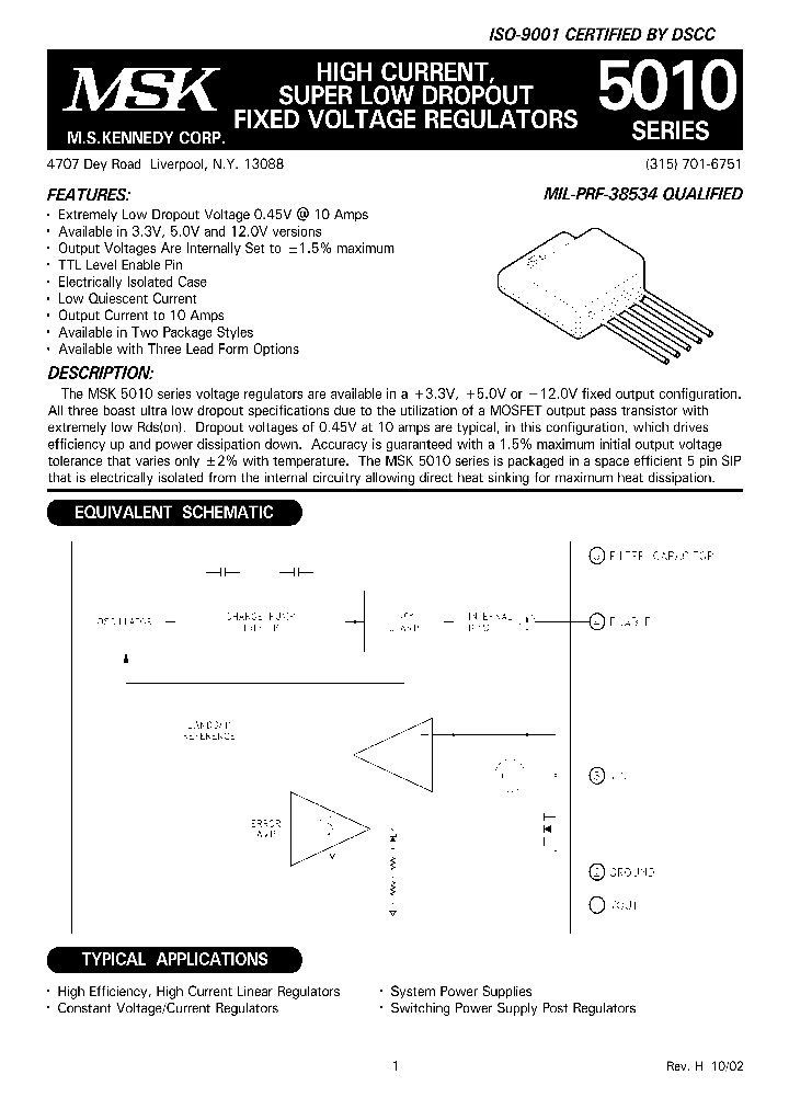 MSK5010-5ZU_1284427.PDF Datasheet