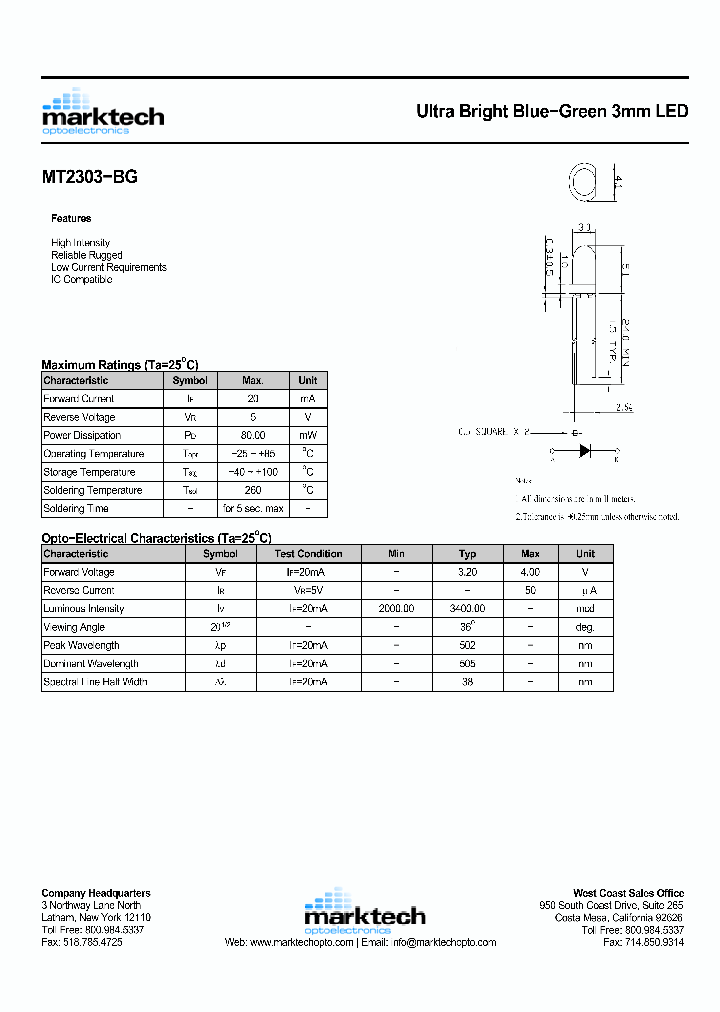MT2303-BG_1285025.PDF Datasheet