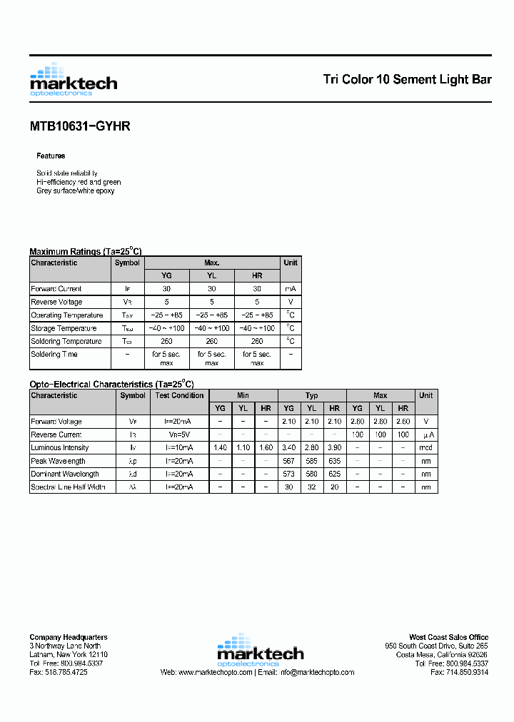 MTB10631-GYHR_1285490.PDF Datasheet