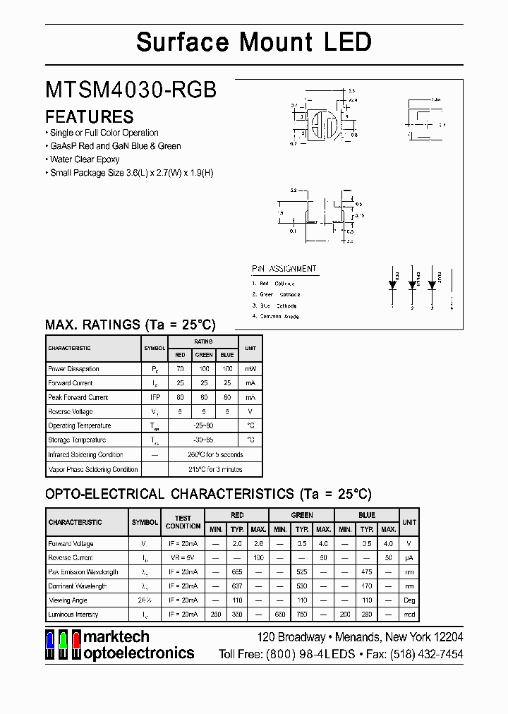 MTSM4030-RGB_1285941.PDF Datasheet