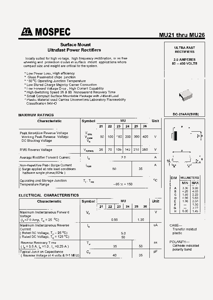 MU26_1286038.PDF Datasheet