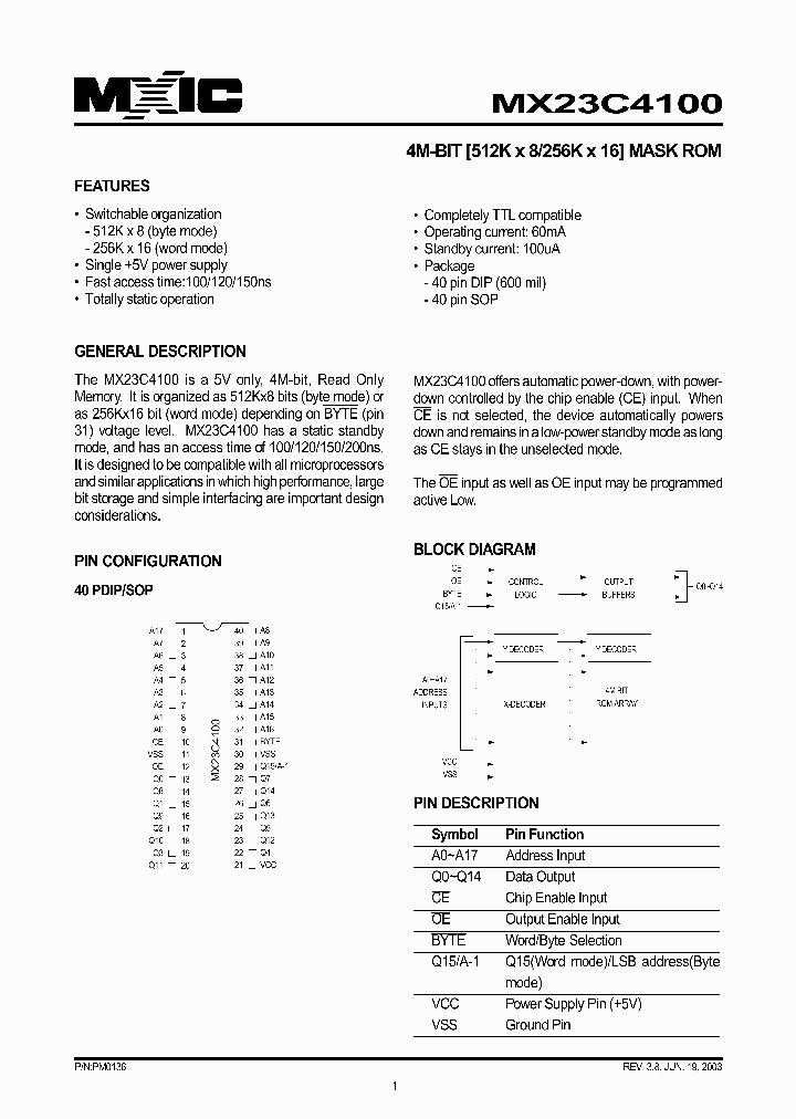 MX23C4100_1286563.PDF Datasheet