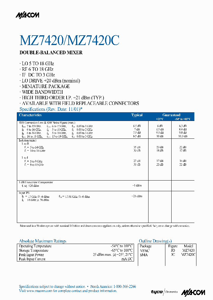 MZ7420C_1287007.PDF Datasheet