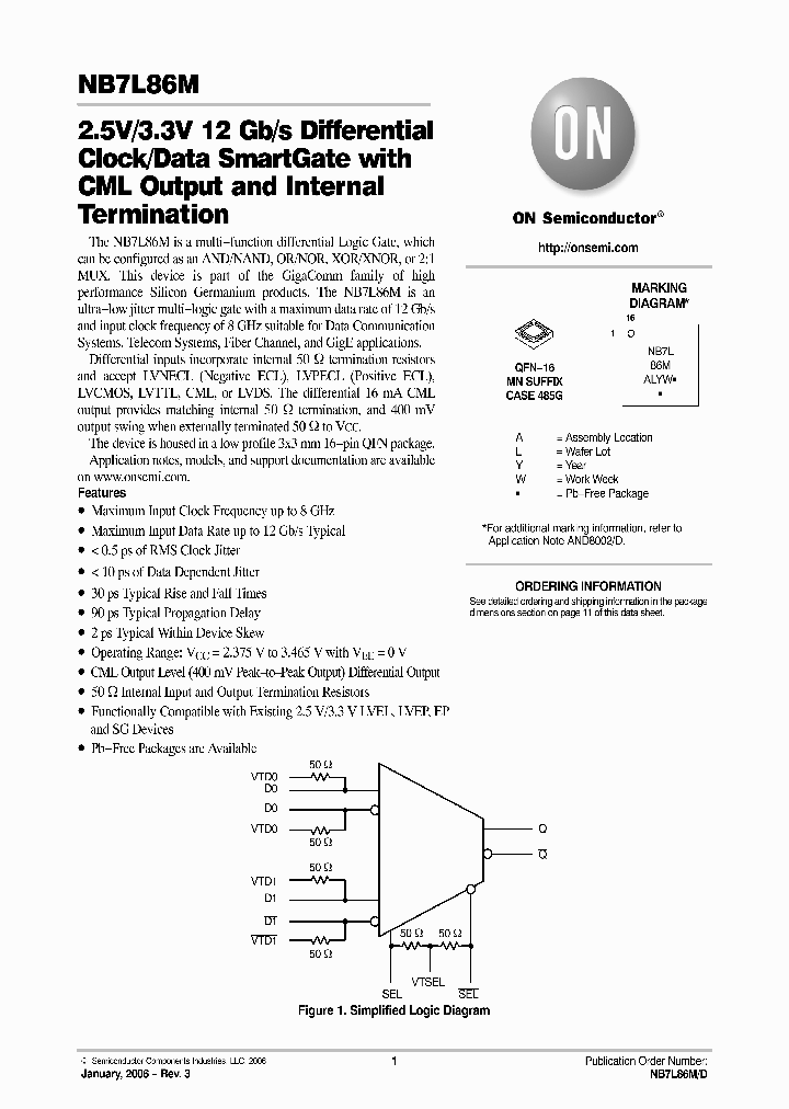 NB7L86MMNR2G_755740.PDF Datasheet