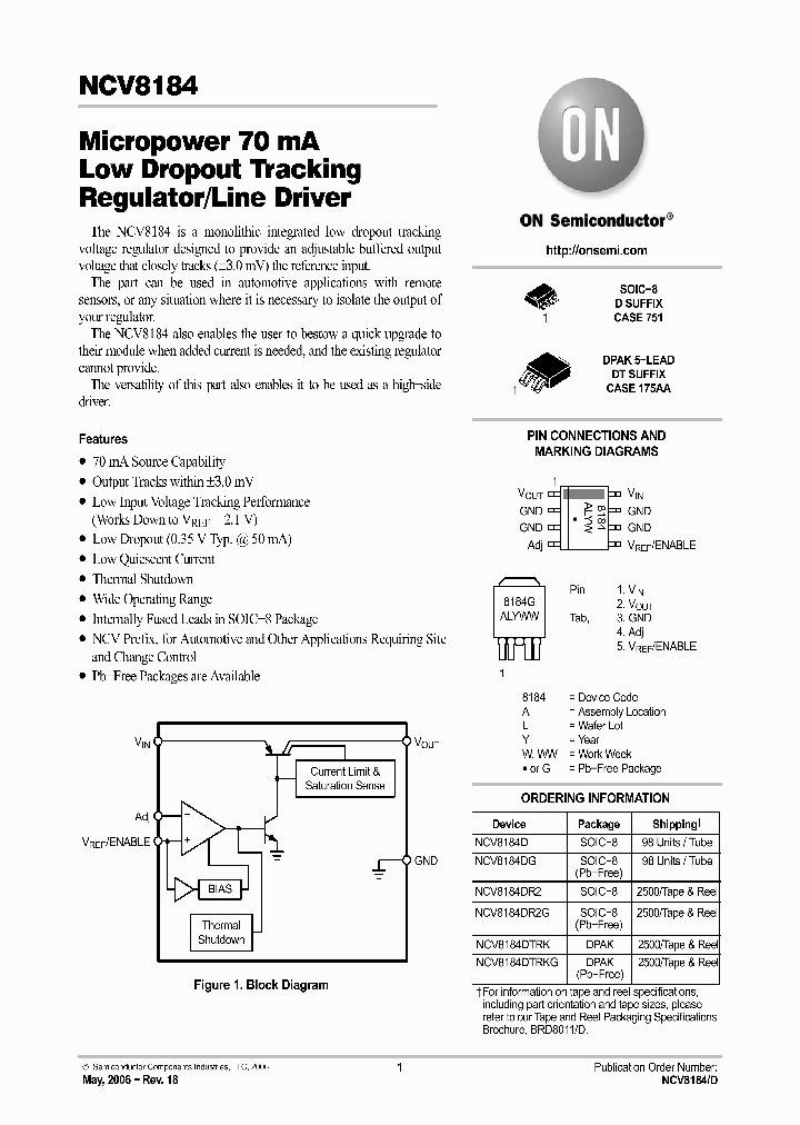 NCV8184DR2G_1119028.PDF Datasheet