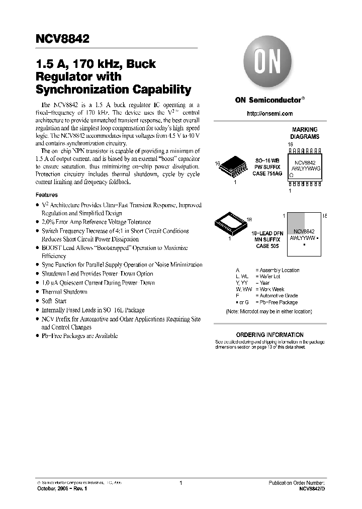 NCV8842PWG_1109245.PDF Datasheet