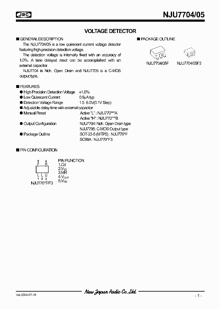 NJU7704F_1109418.PDF Datasheet