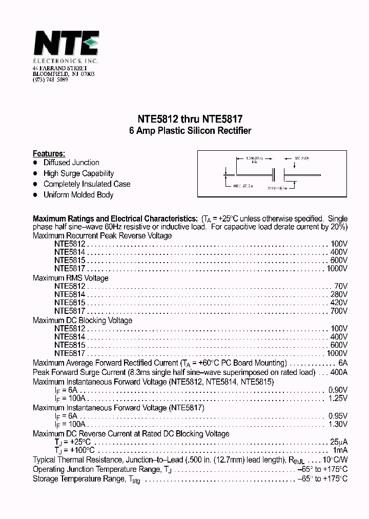 NTE5817_1291066.PDF Datasheet