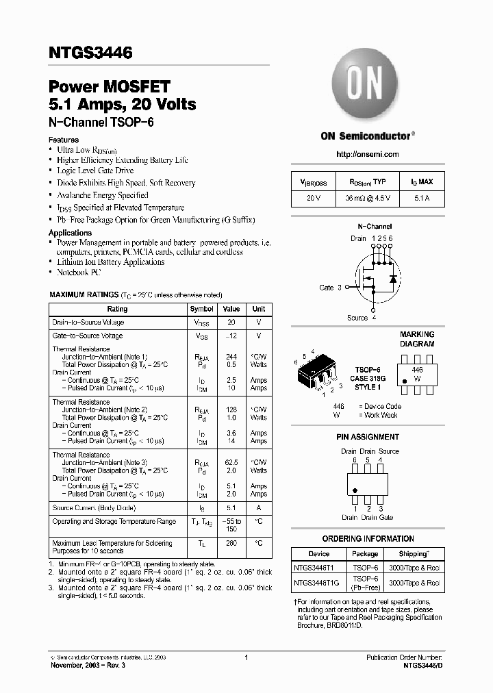 NTGS3446T1G_939858.PDF Datasheet