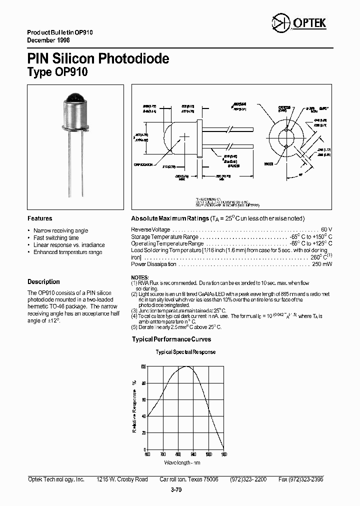 OP910_1292179.PDF Datasheet