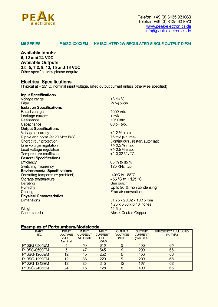 P10SG-2405EM_1292702.PDF Datasheet