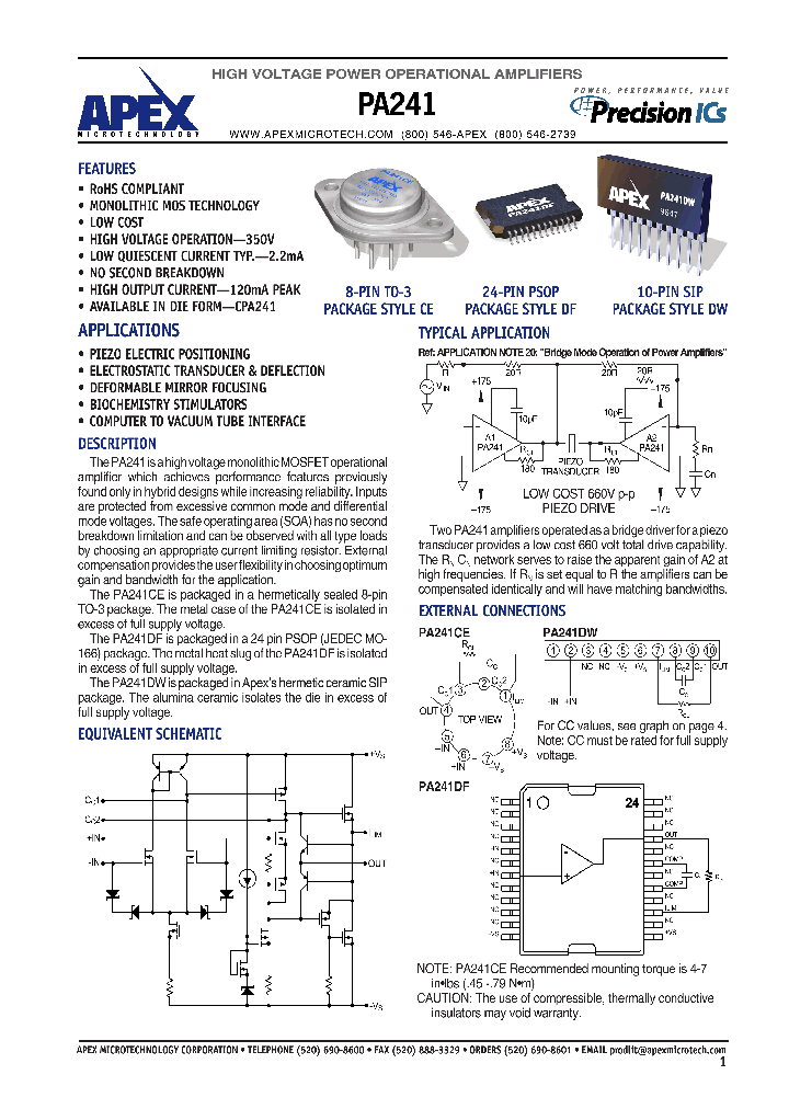 PA241_1293391.PDF Datasheet