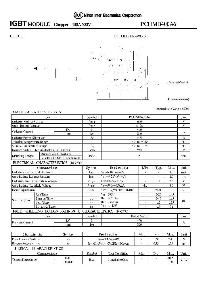 PCHMB400A6_1294356.PDF Datasheet